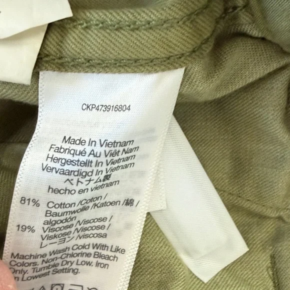 Madewell Olive Utility Pants in Light Olive - Picture 6 of 6